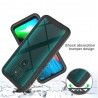[PACHET 360] - Husa Defense360 + Folie de protectie - Motorola Moto E7 Plus / Moto G9 Play , Neagra