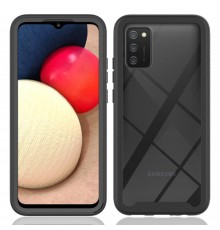 [PACHET 360] - Husa Defense360 + Folie de protectie - Samsung Galaxy A02s , Neagra