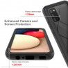 [PACHET 360] - Husa Defense360 + Folie de protectie - Samsung Galaxy A02s , Neagra