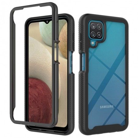 [PACHET 360] - Husa Defense360 + Folie de protectie - Samsung Galaxy A12 / Galaxy A12 (2021) Nacho / M12 , Neagra