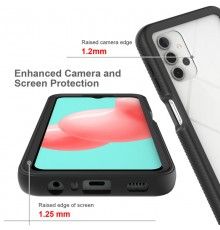 [PACHET 360] - Husa Defense360 + Folie de protectie - Samsung Galaxy A32 4G , Neagra