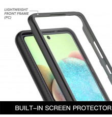 [PACHET 360] - Husa Defense360 + Folie de protectie - Samsung Galaxy M51 , Neagra