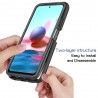 [PACHET 360] - Husa Defense360 + Folie de protectie - Xiaomi Redmi 9T , Neagra