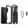 Husa iPhone 5 / 5S - Armor Ring Hybrid, Neagra
