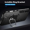 Husa iPhone XS Max - Armor Ring Hybrid, Neagra