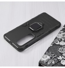 Husa Xiaomi Mi 10S - Armor Ring Hybrid, Neagra