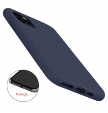 Husa Carcasa Spate pentru iPhone 11 Pro - Soft Edge Silicon cu interior din microfibra