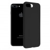Husa Carcasa Spate pentru iPhone 7 Plus / 8 Plus - Soft Edge Silicon cu interior din microfibra