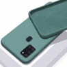 Husa Carcasa Spate pentru Samsung Galaxy A21s - Soft Edge Silicon cu interior din microfibra