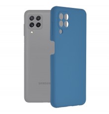 Husa Carcasa Spate pentru Samsung Galaxy A22 4G - Soft Edge Silicon cu interior din microfibra