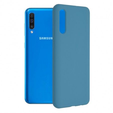 Husa Carcasa Spate pentru Samsung Galaxy A50 - Soft Edge Silicon cu interior din microfibra