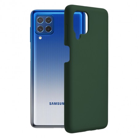Husa Carcasa Spate pentru Samsung Galaxy F62 / M62 - Soft Edge Silicon cu interior din microfibra