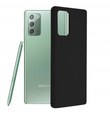 Husa Carcasa Spate pentru Samsung Galaxy Note 20 - Soft Edge Silicon cu interior din microfibra