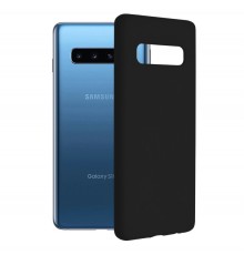 Husa Carcasa Spate pentru Samsung Galaxy S10 - Soft Edge Silicon cu interior din microfibra
