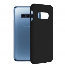 Husa Carcasa Spate pentru Samsung Galaxy S10e - Soft Edge Silicon cu interior din microfibra