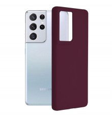 Husa pentru  Samsung Galaxy S21 Ultra  - Flip Tip Carte Eco Piele View Stand