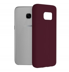 Husa Carcasa Spate pentru Samsung Galaxy S7 - Soft Edge Silicon cu interior din microfibra