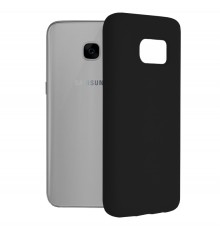 Husa Carcasa Spate pentru Samsung Galaxy S7 - Soft Edge Silicon cu interior din microfibra