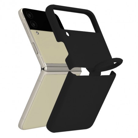 Husa Carcasa Spaste pentru Galaxy Z Flip 3 5G, Silicon cu interior din microfibra - 1