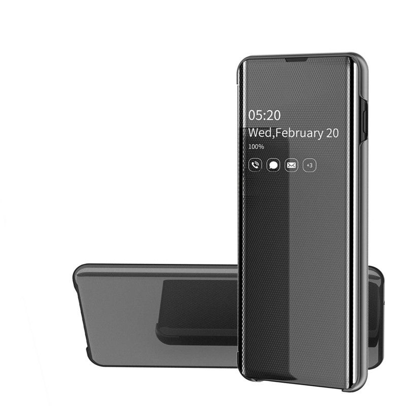 Husa Samsung S10 - Noul Design Flip Mirror Clear View Tip Carte