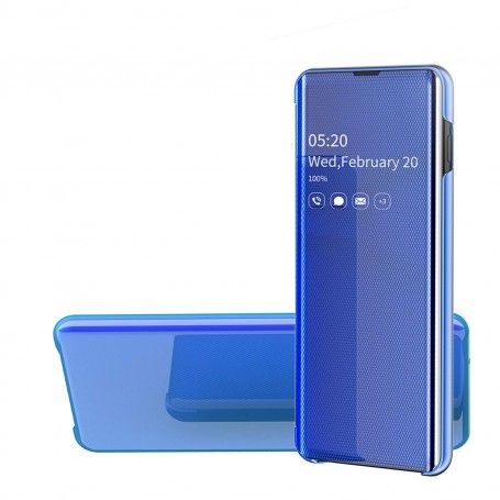 Husa Samsung A30s / A50 / A50s - Noul Design Flip Mirror Clear View Tip Carte
