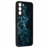 Husa Carcasa Spate pentru Samsung Galaxy S22 Plus - Glaze Glass,  Blue Nebula  - 3