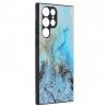 Husa Carcasa Spate pentru Samsung Galaxy S22 Ultra - Glaze Glass,  Blue Ocean