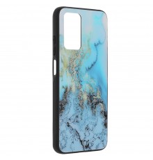 Husa Carcasa Spate pentru Xiaomi Redmi 10 - Glaze Glass,  Blue Ocean  - 3