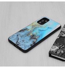Husa Carcasa Spate pentru Samsung Galaxy A13 5G - Glaze Glass,  Blue Ocean  - 5