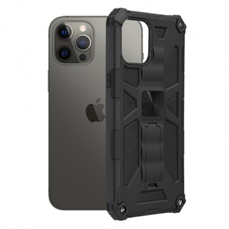 Husa Carcasa Spate pentru iPhone 12 Pro Max - Blazor Hybrid, Neagra