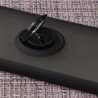 Husa Carcasa spate pentru iPhone 12 / 12 Pro , Tpu Glinth Ring, Neagra