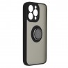 Husa Carcasa spate pentru iPhone 13 Pro , Tpu Glinth Ring, Neagra