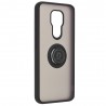 Husa Carcasa spate pentru Motorola Moto E7 Plus / Moto G9 Play , Tpu Glinth Ring, Neagra