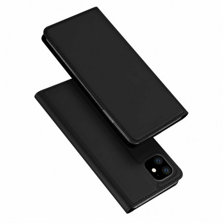 Husa Flip Tip Carte DuxDucis Skin Pro pentru iPhone 11 , Neagra