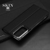 Husa Flip Tip Carte DuxDucis Skin Pro pentru Motorola Moto Edge 20 , Neagra