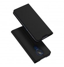 Husa Flip Tip Carte DuxDucis Skin Pro pentru Motorola Moto G9 Play / E7 Plus , Neagra