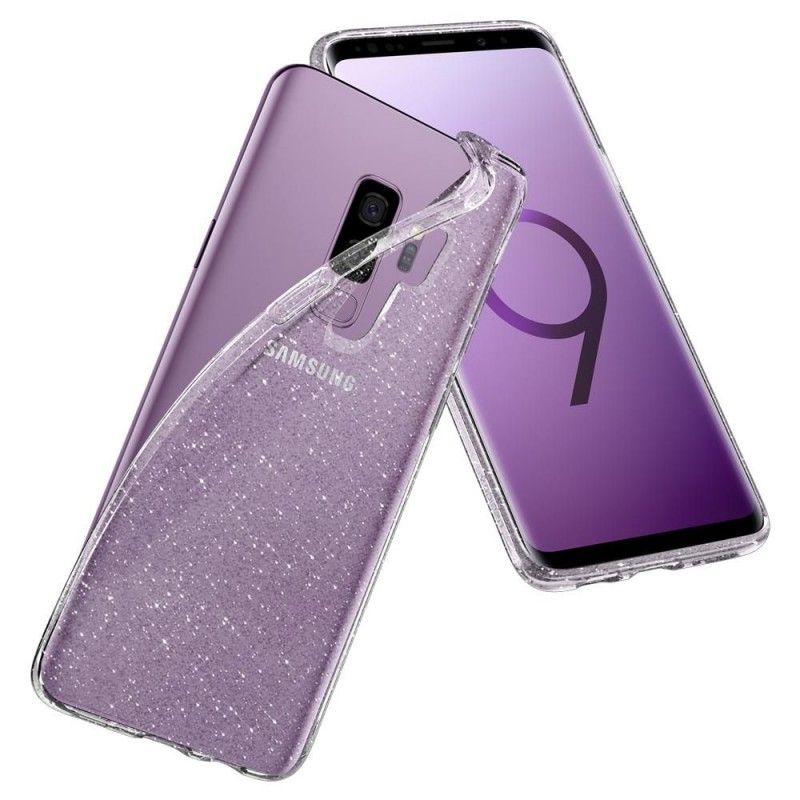 Husa Galaxy S9+ Plus Spigen Liquid Crystal Glitter Crystal Quartz - 2