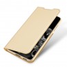Husa Flip Tip Carte DuxDucis Skin Pro pentru Samsung Galaxy S21 , Neagra
