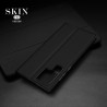 Husa Flip Tip Carte DuxDucis Skin Pro pentru Samsung Galaxy S22 Ultra , Neagra