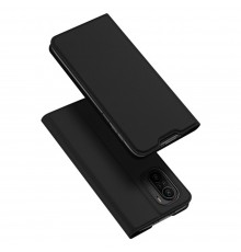Husa Flip Tip Carte DuxDucis Skin Pro pentru Xiaomi Poco F3 , Neagra