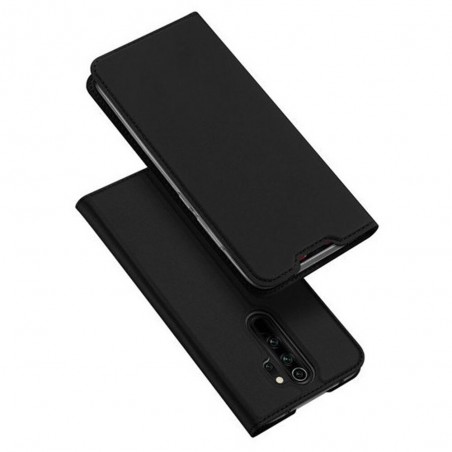 Husa Flip Tip Carte DuxDucis Skin Pro pentru Xiaomi Redmi Note 8 Pro , Neagra