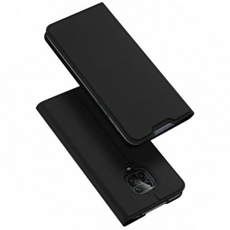Husa Flip Tip Carte DuxDucis Skin Pro pentru Xiaomi Redmi Note 9S / Note 9 Pro / Note 9 Pro Max , Neagra