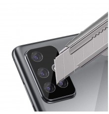 Folie protectie camera pentru Samsung Galaxy A71 - Mocolo Silk HD PRO, Neagra
