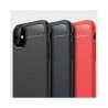 Husa Carcasa spate pentru iPhone 12 Mini , Tpu Carbon Design, Neagra