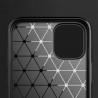 Husa Carcasa spate pentru iPhone 13 Pro , Tpu Carbon Design, Neagra