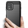 Husa Carcasa spate pentru Motorola Moto G100 / Edge S , Tpu Carbon Design, Neagra