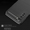 Husa Carcasa spate pentru OnePlus Nord 5G , Tpu Carbon Design, Neagra