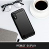 Husa Carcasa spate pentru Samsung Galaxy A01 , Tpu Carbon Design, Neagra