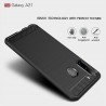 Husa Carcasa spate pentru Samsung Galaxy A21 , Tpu Carbon Design, Neagra
