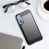 Husa Carcasa spate pentru Samsung Galaxy S21 FE , Tpu Carbon Design, Neagra